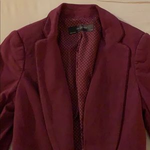 The Limited blazer (maroon)